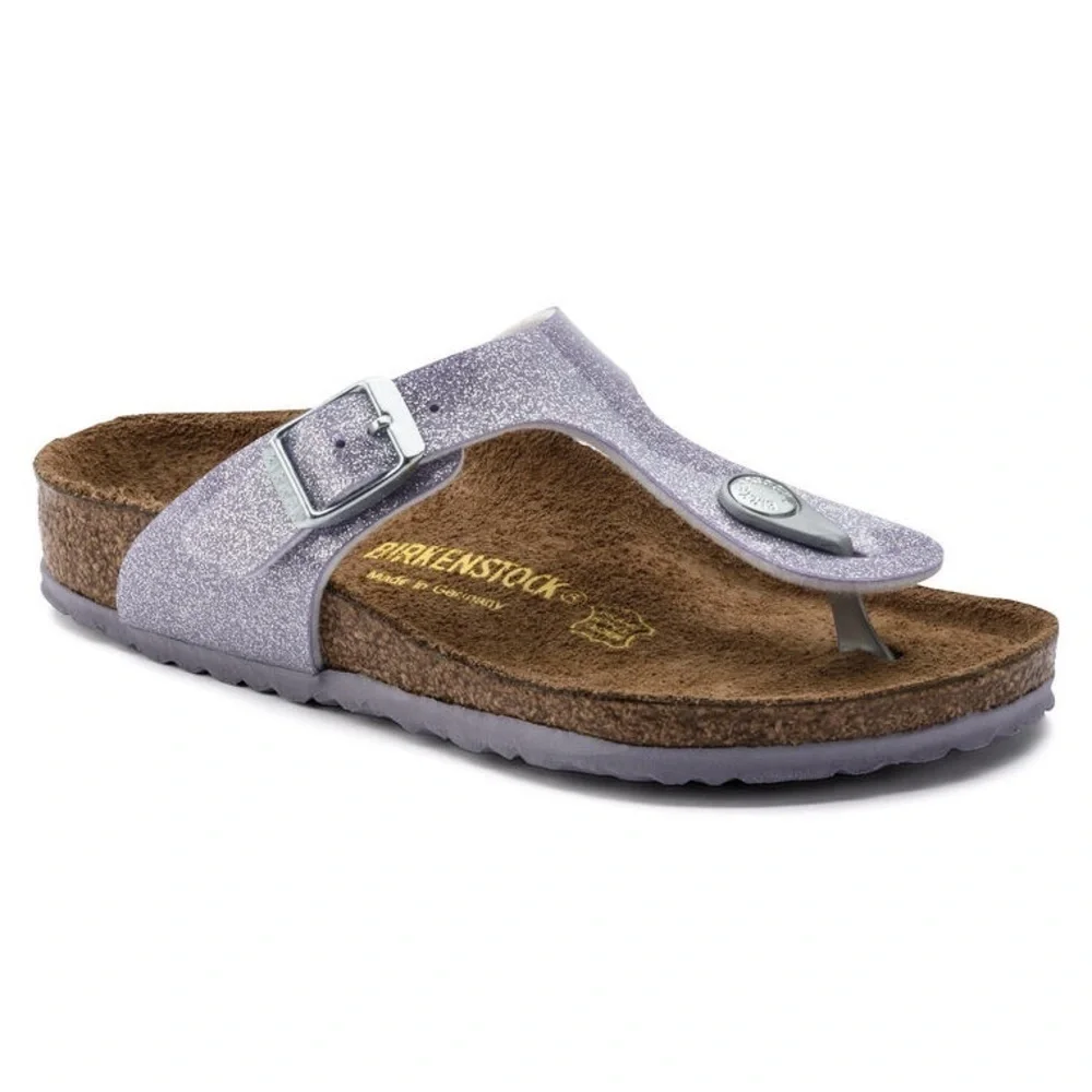 BIRKENSTOCK Gizeh Kids sandal Birko-Flor girls lavender shimmer size 30 c12